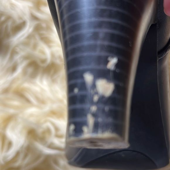 Karen Scott Faux Leather boots size 8 dark gray - Picture 3 of 9